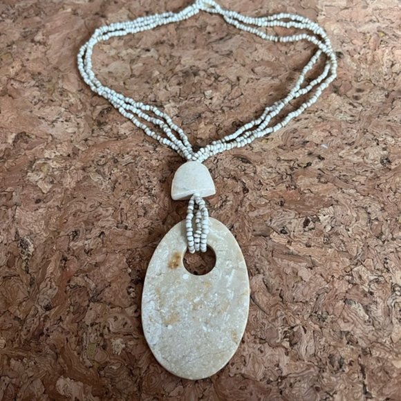 Artisan Natural Stone Necklace - Picture 1 of 2